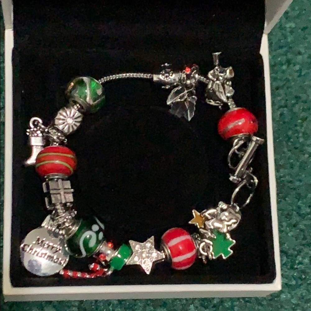 Christmas charm bracelet